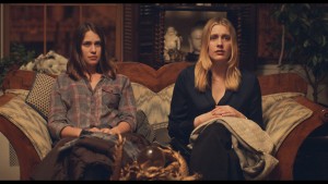 Lola Kirke as "Tracy" and Greta Gerwig as "Brooke" in MISTRESS AMERICA. Photo courtesy of Fox Searchlight Pictures. © 2015 Twentieth Century Fox Film Corporation All Rights Reserved